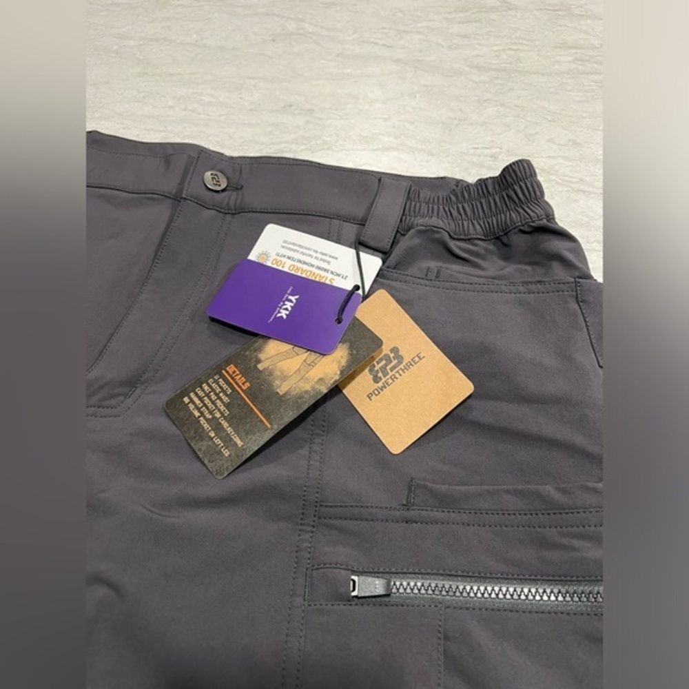 Power Three Men's Pants 38W x 32L Steel‎ Grey
